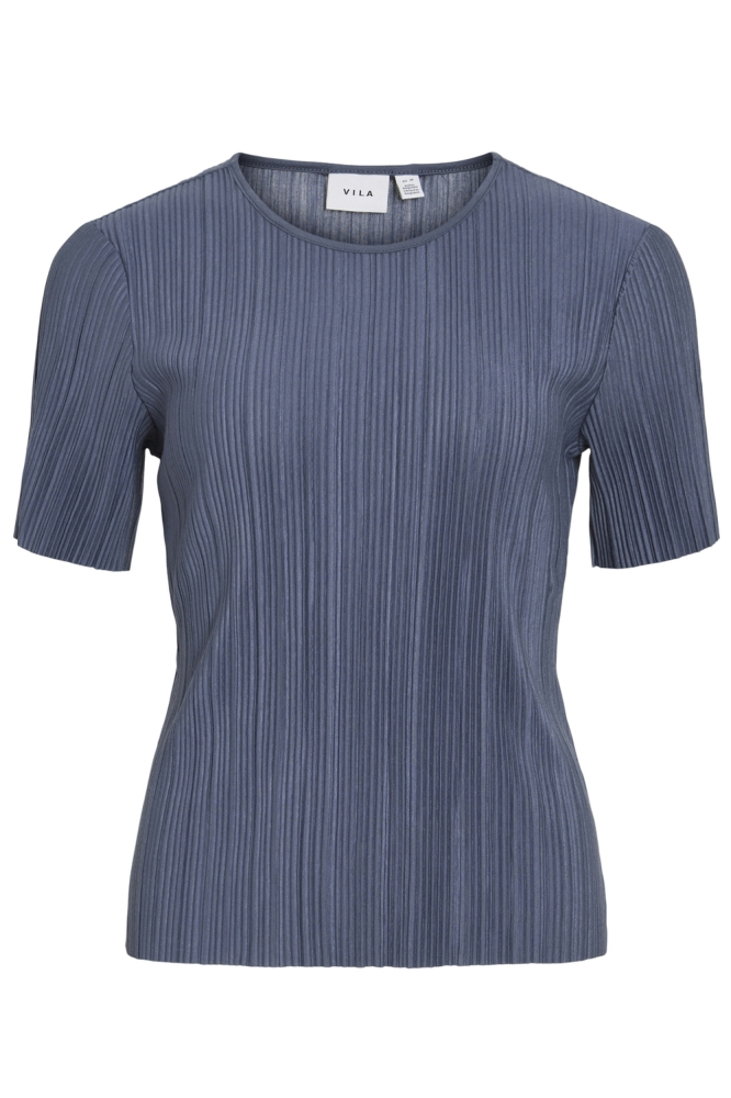 VIPLISA O-NECK S/S TOP - NOOS 14089481 Vintage Indigo